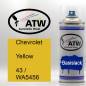 Preview: Chevrolet, Yellow, 43 / WA5456: 400ml Sprühdose, von ATW Autoteile West.
